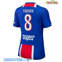 Camisa de time de futebol Paris Saint-Germain Fabian Ruiz #8 Replicas 1º Equipamento Feminina 2026-27 Manga Curta